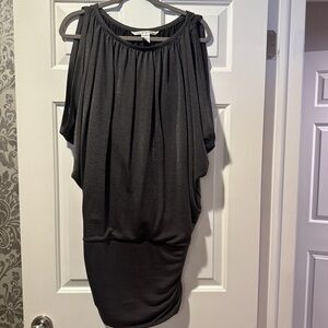 Diane von Furstenberg Black/Grey Shimmer Women's Mini Dress